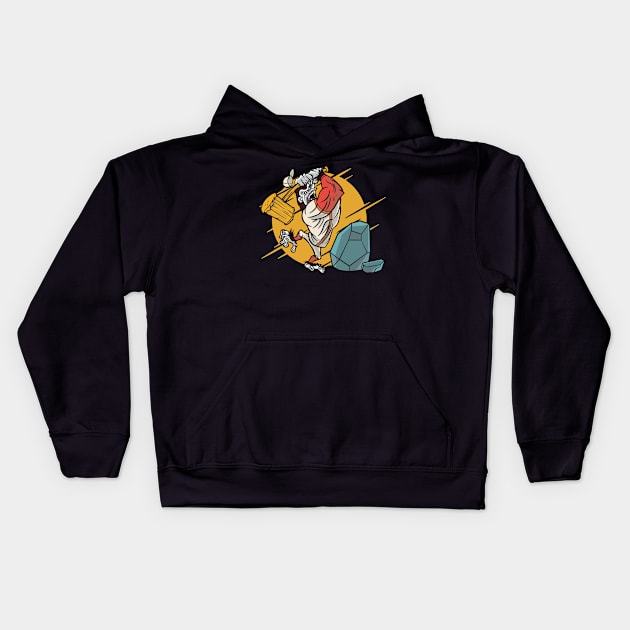 Angry Monkey T-shirt Kids Hoodie by D.O.A